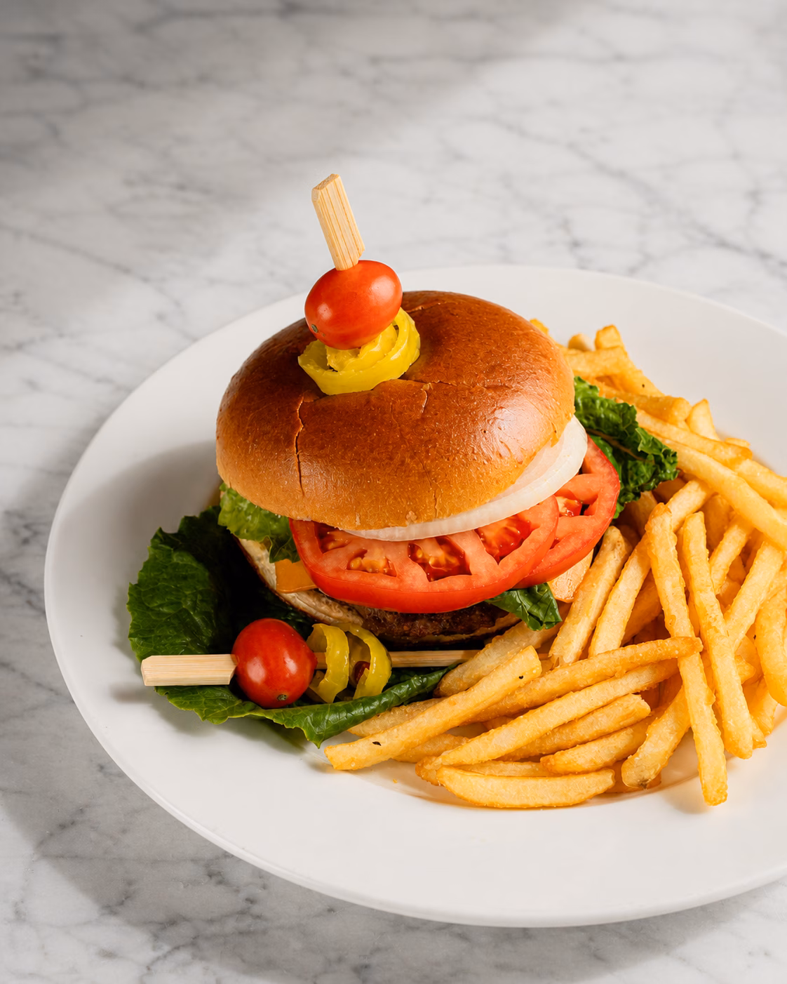 Restaurant burger campaign photography